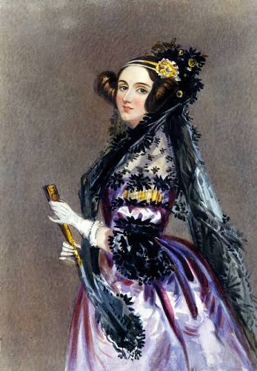 Retrato desenhado Ada Lovelace
